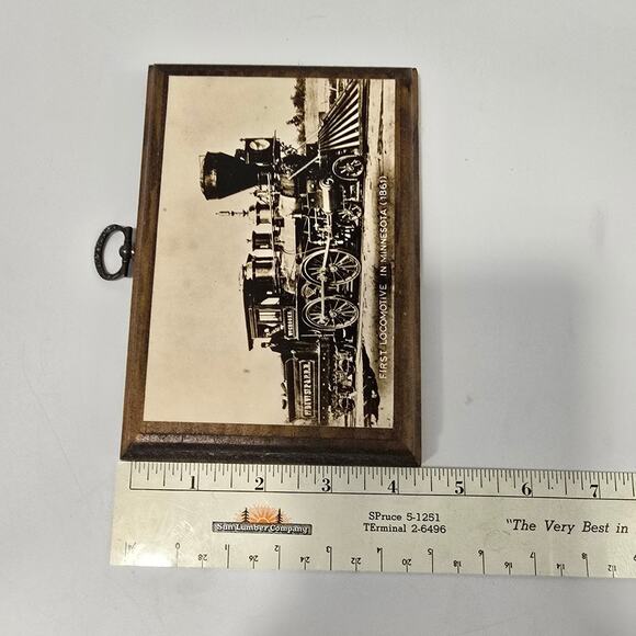 Mounted Steam Train Post Card by G&L‎ Products - Picture 3 of 4